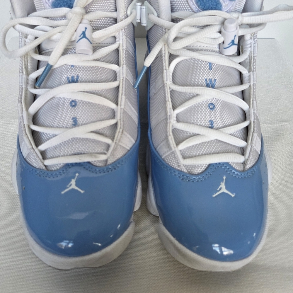 Jordan 6 Rings Blue & White Sneaker Size-8.5 - Picture 4 of 13